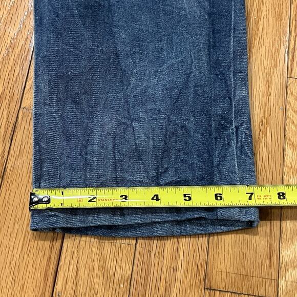 VTG Ecko Unltd Jeans Mens 36x28 Blue Straight Baggy Streetwear Skater Denim - Picture 10 of 14